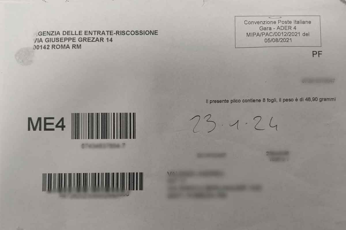 cartelle esattoriali di pagamento