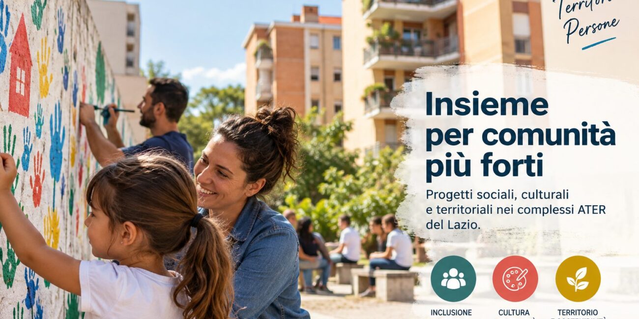 Bando ATER Regione Lazio 2026 per progetti sociali, culturali e territoriali